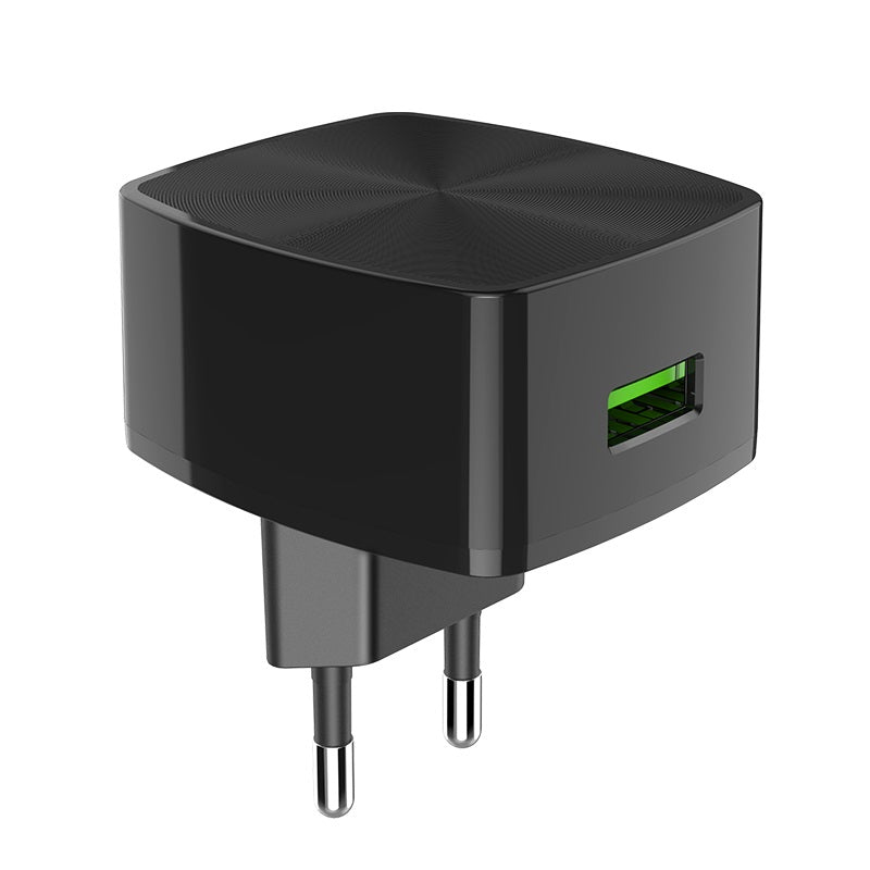 Мережевий зарядний пристрій Hoco C70A Cutting-edge QC3.0 (1USB) Black