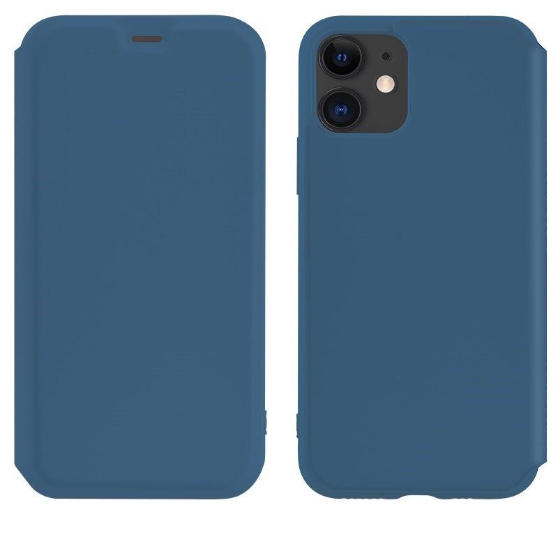 Чохол-книжка Hoco Colorful series liquid silicone для Apple iPhone 11 Blue