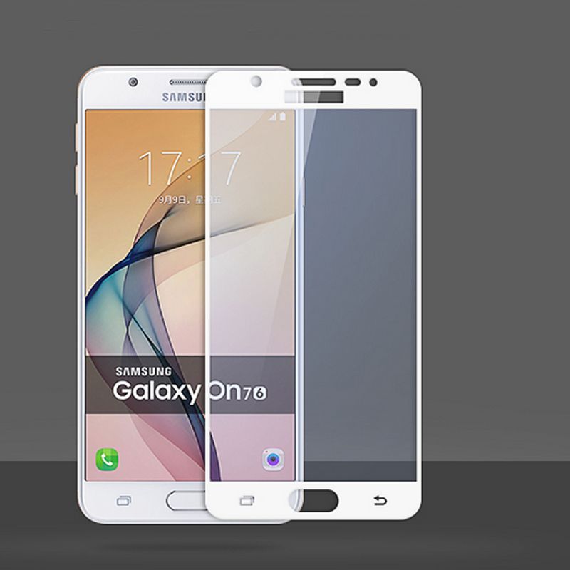 Без бренда Захисне скло Full Cover для Samsung Galaxy J7 Prime 2016 Біле