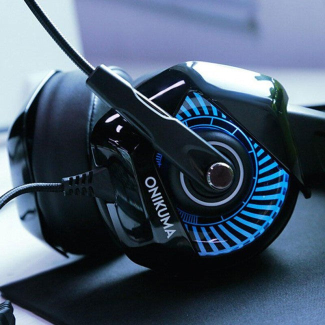 Навушники ігрові Onikuma K6 з гарнітурою Black-Blue