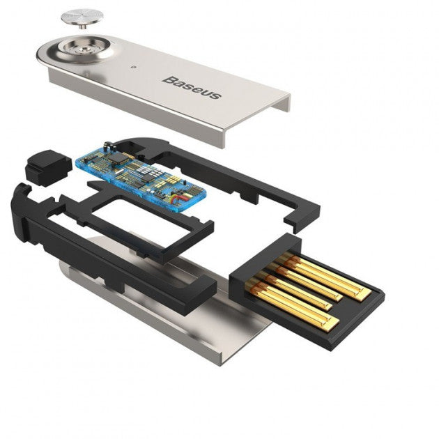 Аудіо Bluetooth адаптер (приймач) Baseus USB Bluetooth 5.0 BA01 Black