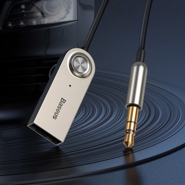 Аудіо Bluetooth адаптер (приймач) Baseus USB Bluetooth 5.0 BA01 Black