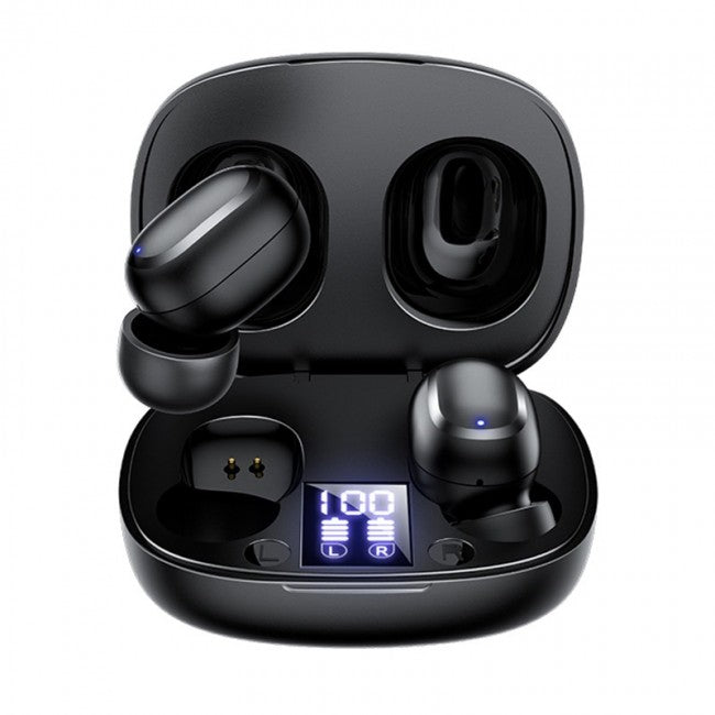 Бездротові Bluetooth навушники Joyroom JR-TL5 TWS With Display Black