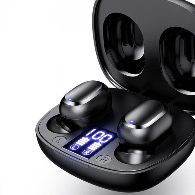 Бездротові Bluetooth навушники Joyroom JR-TL5 TWS With Display Black
