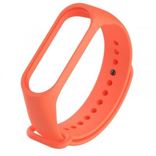 Силіконовий ремінець для фітнес-браслета Xiaomi Mi Band 5 Orange