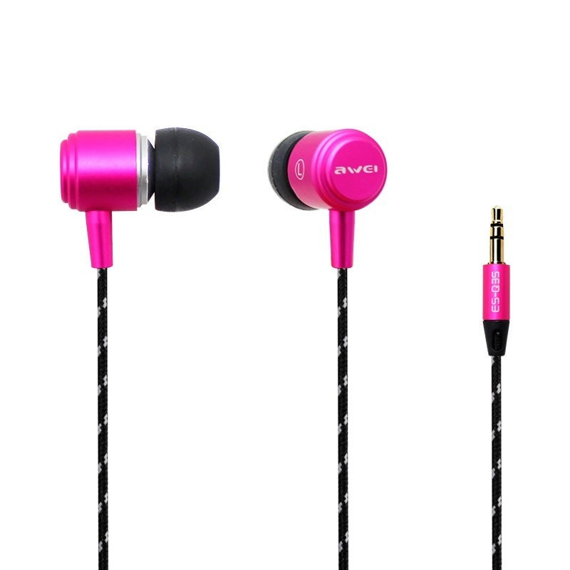 Навушники AWEI ES-Q35 Pink