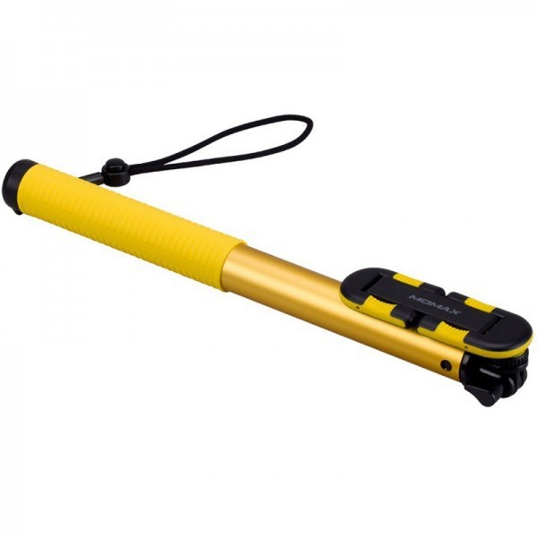Селфі-монопод Momax SelfieHero 150cm with Bluetooth Black/Yellow (KMS8D)
