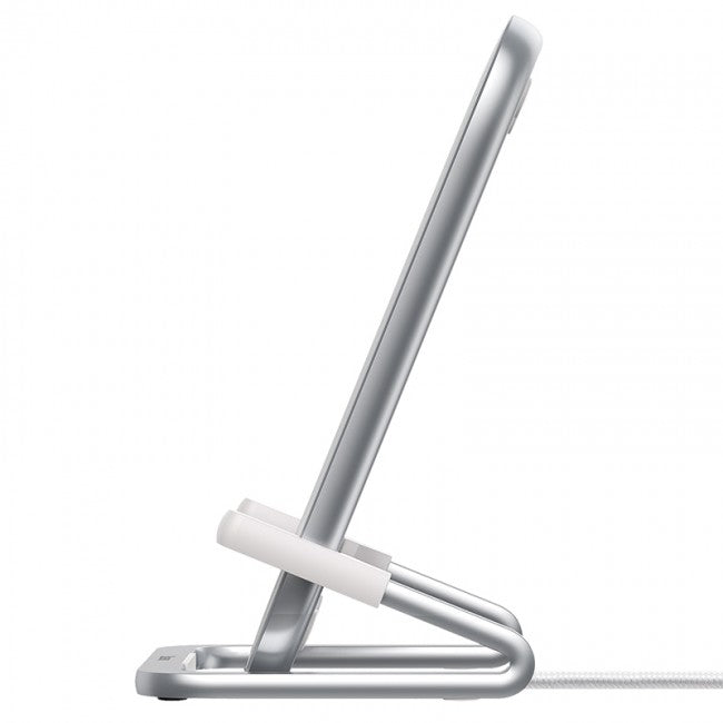 Бездротова зарядка Baseus Rib Horizontal and Vertical Holder Wireless Charging 15W Білий