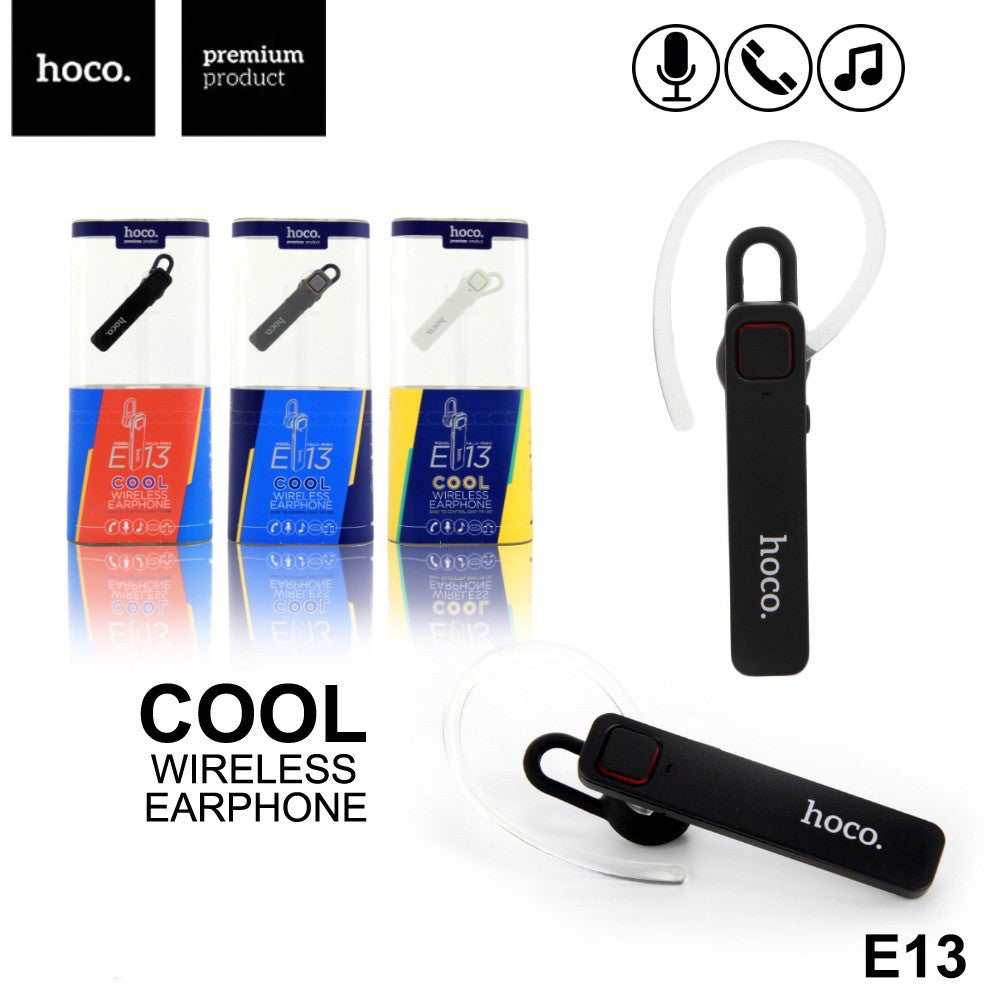 Bluetooth-гарнитура HOCO E13 Black