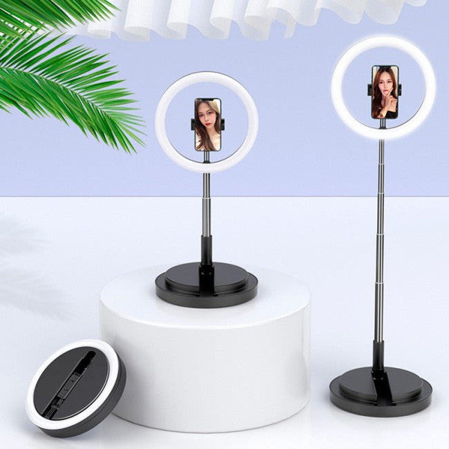Кільцева LED-лампа для селфі Usams US-ZB120 Stretchable Selfie Ring Light Black