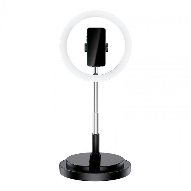 Кільцева LED-лампа для селфі Usams US-ZB120 Stretchable Selfie Ring Light Black