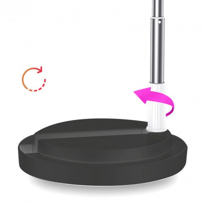 Кільцева LED-лампа для селфі Usams US-ZB120 Stretchable Selfie Ring Light Black