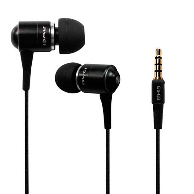 Навушники Awei ES-Q3 black