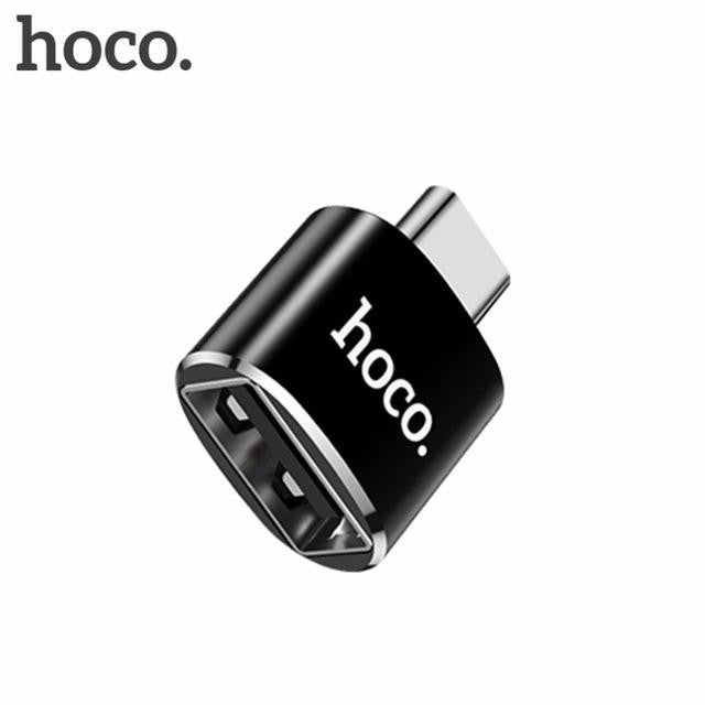 Перехідник Hoco UA5 Type-C to USB Чорний