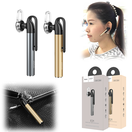 Bluetooth-гарнитура Hoco E21 Grey