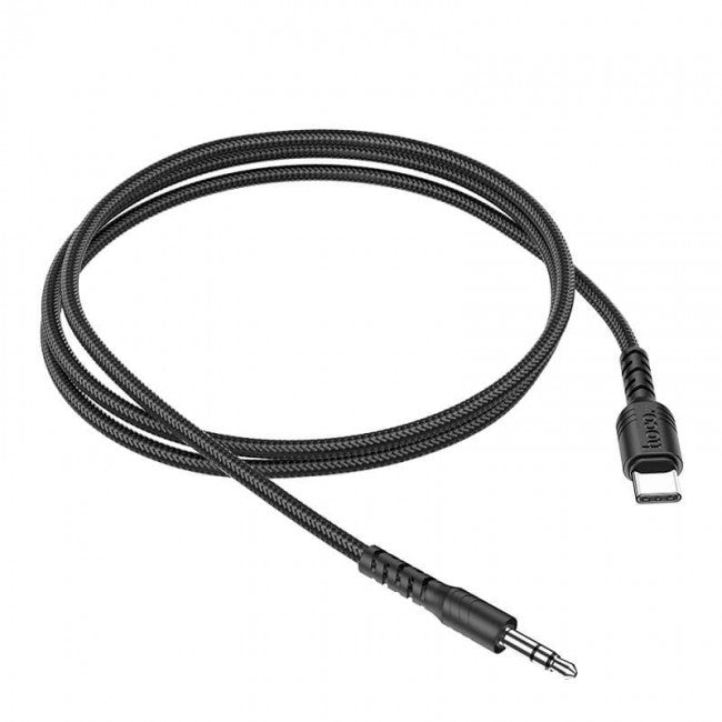 Кабель Hoco UPA17 Type-C to Aux Digital audio conversion cable 1m Black