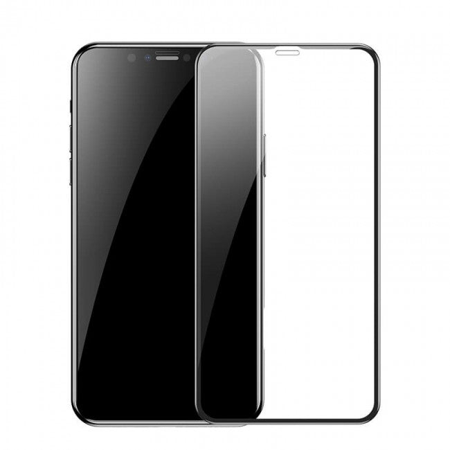 Захисне скло для Apple iPhone XS MAX / 11 Pro MAX Baseus Full Coverage Curved Tempered Glass Protector Black