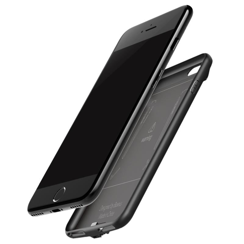 Чохол-PowerBank Baseus Plaid Backpack 2500mAh для iPhone 7/8 Black