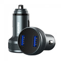 Автомобільний зарядний пристрій Remax RCC229 Suchy Series (2USB, 4.8A) Tarnish