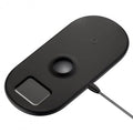 Бездротовий зарядний пристрій (AirPower) Baseus Smart 3in1 Wireless (для Apple Watch, iPhone, AirPods) 18W MAX Black