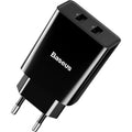 Мережевий зарядний пристрій Baseus Speed Mini 2USB 10.5W Black