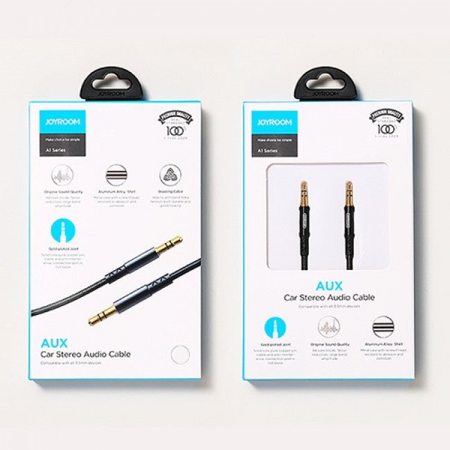 Кабель Joyroom SY-10A1 AUX 1m Black