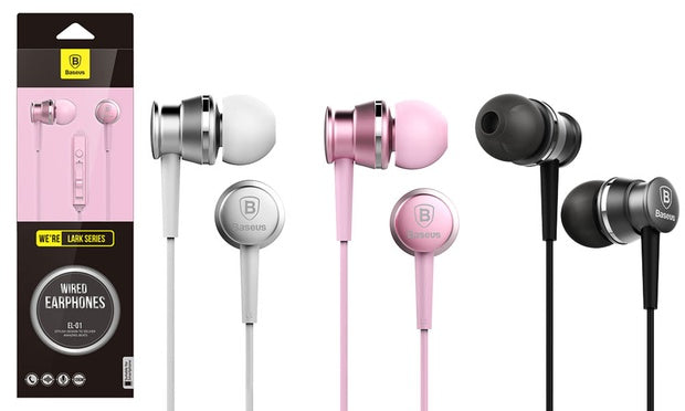 Навушники Baseus Lark Series Wired Sky Gray