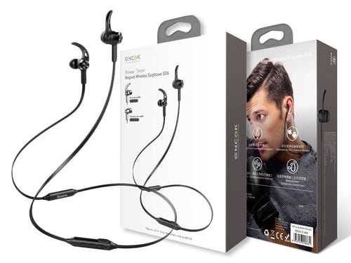 Bluetooth навушники Baseus S06 Encok Чорний