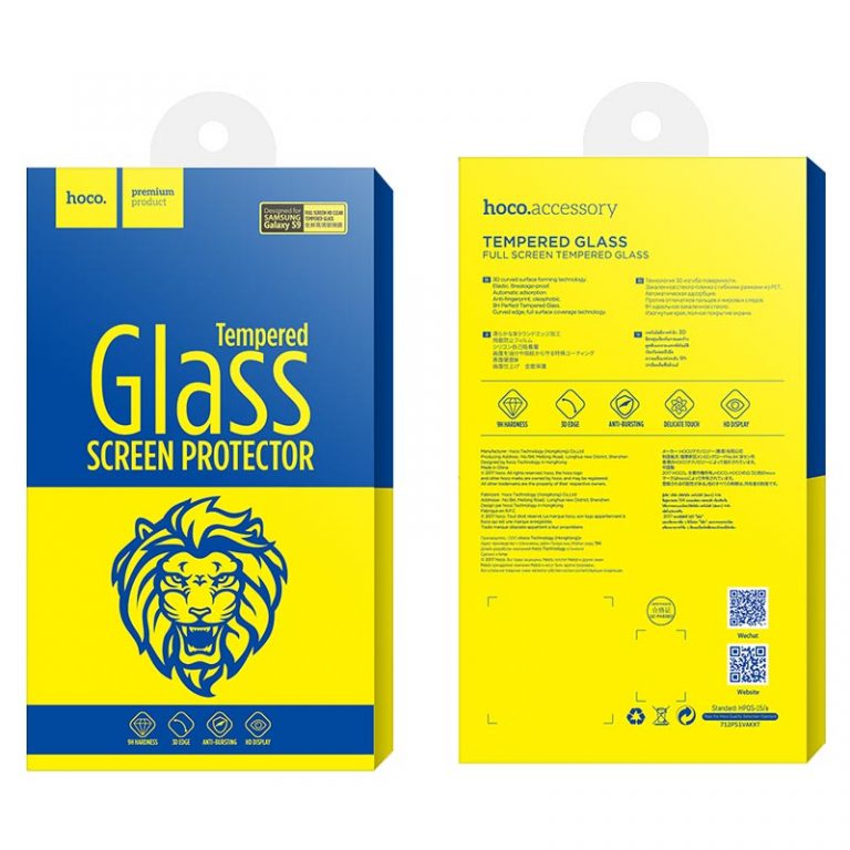 Захисне скло Hoco Full high transparent tempered glass для Samsung Galaxy S9 Black