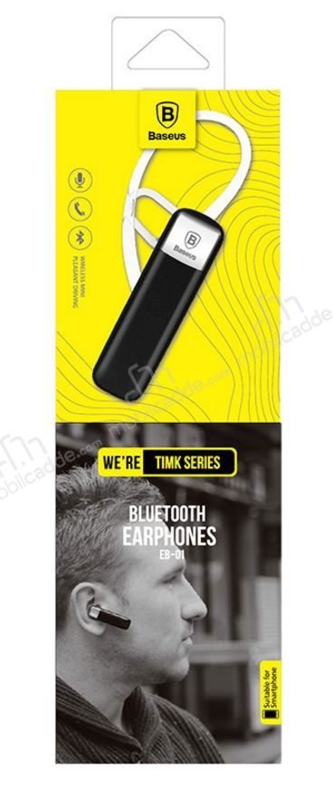 Bluetooth гарнитура Baseus Timk Series (AUBASETK-01) Black