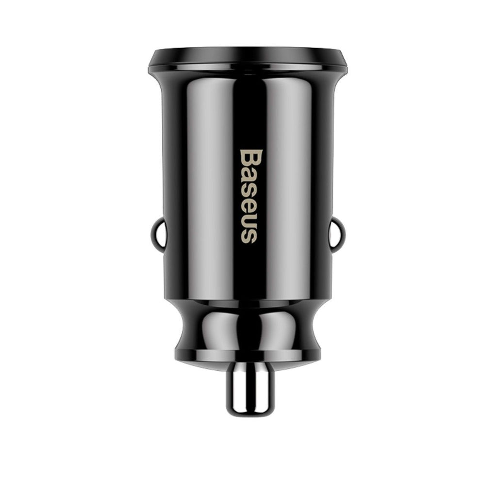 Автомобільний зарядний пристрій Baseus Grain Pro Car Charger зі швидкою зарядкою QC 3.0 (2 USB, 4.8A) Black