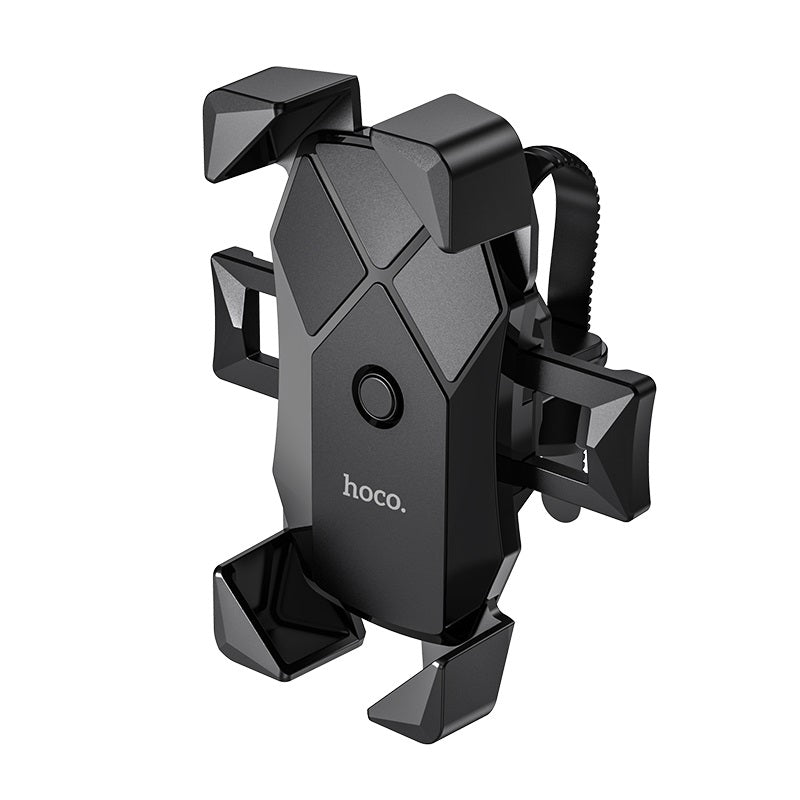 Вело-мото держатель Hoco CA58 Light ride one-button Black