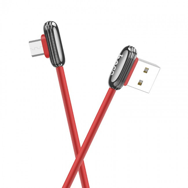 Кабель Hoco U60 Soul secret MicroUSB 1.2m Червоний