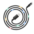 Кабель Hoco U63 Spirit MicroUSB 1.2m Чорний