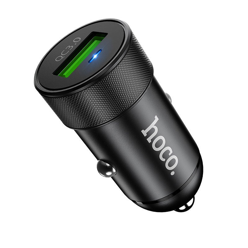 Автомобільний зарядний пристрій Hoco Z32 Speed Up QC3.0 (1USB) Black