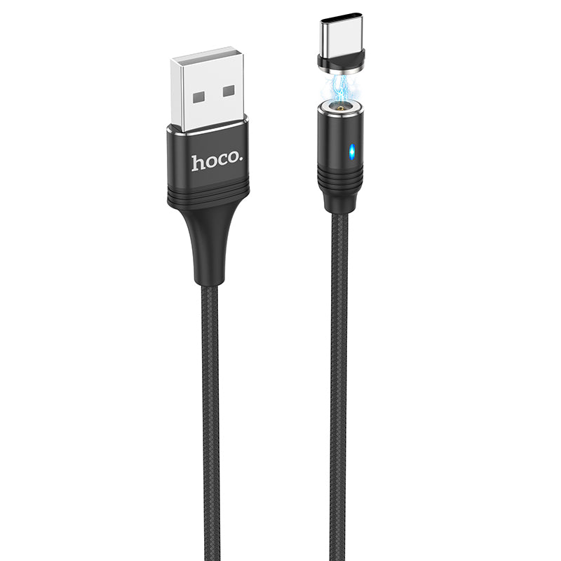 Кабель Hoco U76 Fresh magnetic Type-C 1.2m Чорний