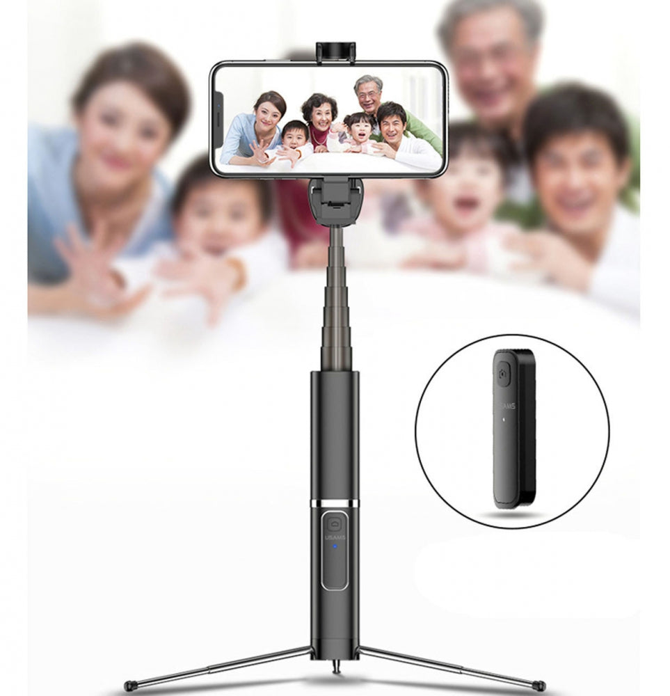Монопод для селфі Usams US-ZB064 Phantom Wireless Black