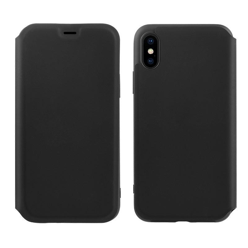 Чохол-книжка Hoco Colorful series liquid silicone для Apple iPhone XS Max Чорний