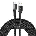 Кабель Baseus halo MicroUSB (3A) 0.5m чорний