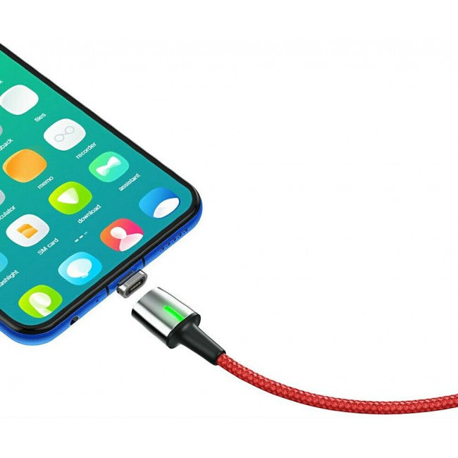 Магнітний кабель Baseus Zinc Magnetic Micro 2A 1m Червоний