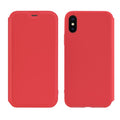 Чохол-книжка Hoco Colorful series liquid silicone для Apple iPhone X/XS Червоний