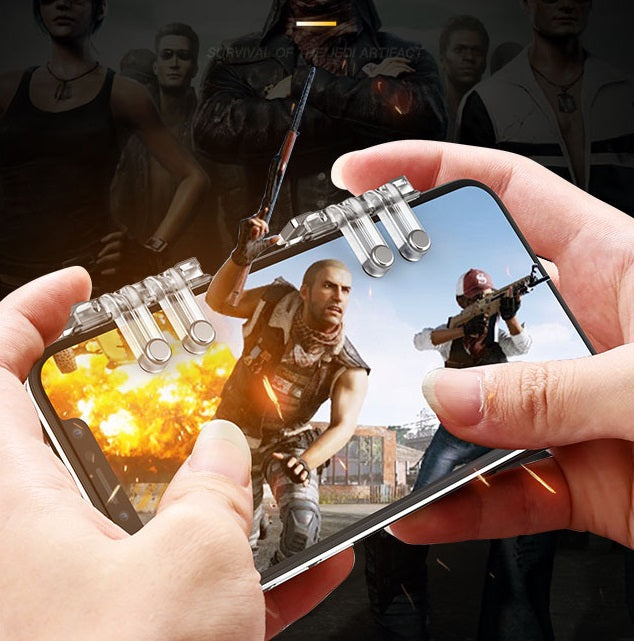 Тригери для смартфона (для PUBG Mobile) Joyroom JR-ZS167 Silver