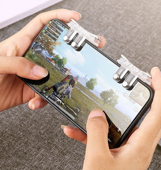 Тригери для смартфона (для PUBG Mobile) Joyroom JR-ZS167 Silver