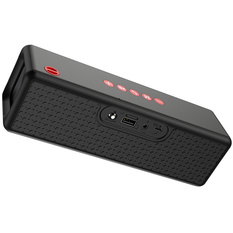 Портативна Bluetooth-колонка Hoco HC3 Bounce sports wireless speaker (BT 5.0, AUX, USB, MicroSD) Black