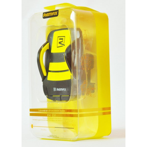 Автодержатель Remax RM-C03 Yellow