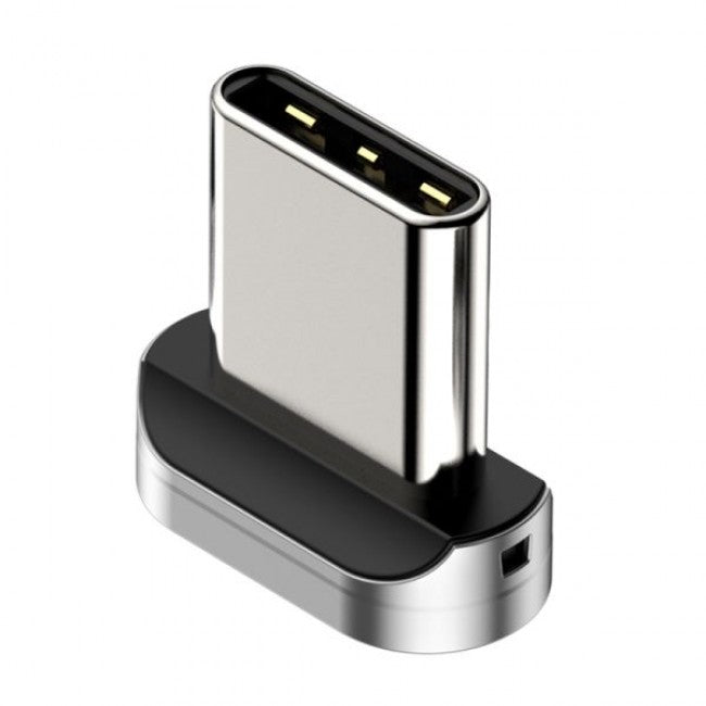 Магнітний адаптер Type-C для кабеля Baseus Zinc Magnetic срібний