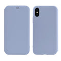 Чохол-книжка Hoco Colorful series liquid silicone для Apple iPhone X/XS Фіолетовий
