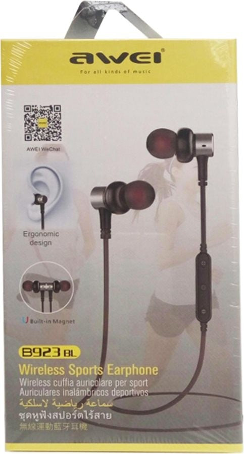 Bluetooth навушники Awei B923BL Чорний