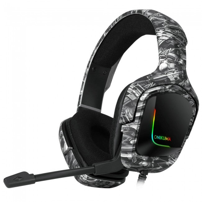 Навушники ігрові Onikuma K20 з мікрофоном Camouflage grey