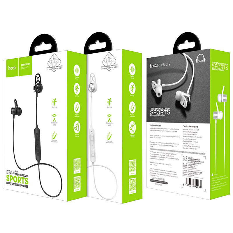 Навушники HOCO ES14 breathing sound sports Bluetooth Чорний